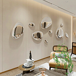 Абстрактная скульптура на стену в виде капли воды Water Outline варинант исполнения - 3 | Loft Concept в Нижнем Новгороде