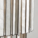 Потолочный светильник с подвесами из перламутра Unique Shine Effect варинант исполнения - 3 | Loft Concept в Нижнем Новгороде