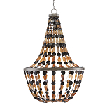 Люстра каплевидной формы с подвесками в виде декоративных бусин Flat Beads варинант исполнения - 2 | Loft Concept в Нижнем Новгороде