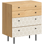 Комод с принтом на ящиках Elise Chest of Drawers варинант исполнения - 9 | Loft Concept в Нижнем Новгороде