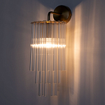 Бра с круглым основанием и длинными прозрачныи стеклянными трубками Nembus варинант исполнения - 2 | Loft Concept в Нижнем Новгороде