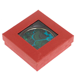 Зеркало карманное складное круглое из натурального камня Малахит с Хризоколлой в подарочной упаковке Gold Stone Mirrors варинант исполнения - 4 | Loft Concept в Нижнем Новгороде