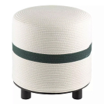 Пуф с плетеной светло-бежевой обивкой Serene Holidays варинант исполнения - 1 | Loft Concept в Нижнем Новгороде