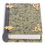 Шкатулка в виде книги из натурального камня змеевик Stone Casket варинант исполнения - 1 | Loft Concept в Нижнем Новгороде