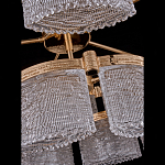 Люстра двухъярусная с текстурными овальными абажурами Splendor Palace Style варинант исполнения - 4 | Loft Concept в Нижнем Новгороде