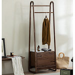 Вешалка деревянная с 2- мя ящиками Moon Walnut Furniture варинант исполнения - 2 | Loft Concept в Нижнем Новгороде