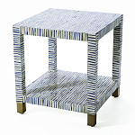 Тумба Прикроватная Snartoon Bone Inlay Bedside Cabinet варинант исполнения - 1 | Loft Concept в Нижнем Новгороде