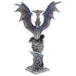 Подсвечник в виде Дракона Grey Blue Dragon Candlestick варинант исполнения - 1 | Loft Concept в Нижнем Новгороде