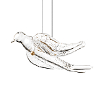 Подвесной светильник с прозрачной стеклянной птичкой Serip Voa варинант исполнения - 6 | Loft Concept в Нижнем Новгороде