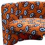 Акцентный Двухместный Диван Leela Оранжевый Орнамент варинант исполнения - 2 | Loft Concept в Нижнем Новгороде