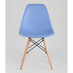 Пластиковый стул на ножках из массива бука Eames Blue варинант исполнения - 4 | Loft Concept в Нижнем Новгороде