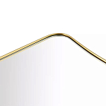 Зеркало золотистое с закруглёнными углами Thin Frame варинант исполнения - 2 | Loft Concept в Нижнем Новгороде
