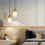 Подвесной светильник светодиодный с цилиндрическим плафоном Stone Helios варинант исполнения - 4 | Loft Concept в Нижнем Новгороде