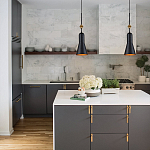  Подвесной светильник черного матового цвета с конусным плафоном 65 см Elstead Lighting варинант исполнения - 9 | Loft Concept в Нижнем Новгороде