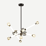 Светодиодная люстра Rovelly Black варинант исполнения - 2 | Loft Concept в Нижнем Новгороде