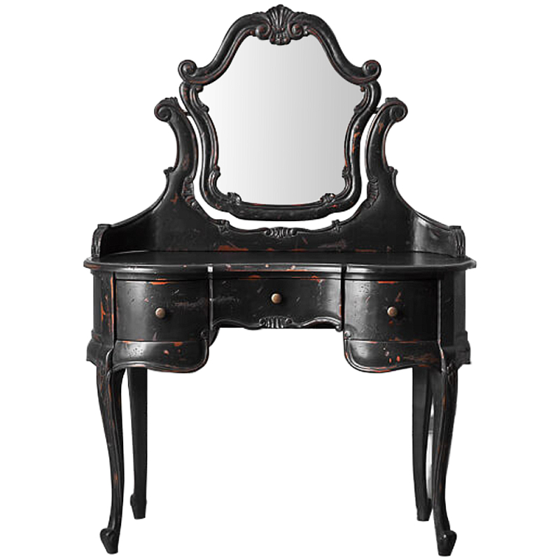 Трельяж Black Felicienne Dressing Table Черный Коричневый в Нижнем Новгороде | Loft Concept 