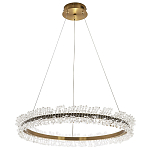 Кольцевая люстра с хрустальным декором Rowan Crystal Ring Horizontal Chandelier варинант исполнения - 2 | Loft Concept в Нижнем Новгороде