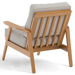 Кресло с каркасом из массива дуба Deniaud Oak Beige Armchair варинант исполнения - 4 | Loft Concept в Нижнем Новгороде