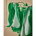 Люстра из стеклянных зеленых лепестков Petalled Illuminator варинант исполнения - 8 | Loft Concept в Нижнем Новгороде