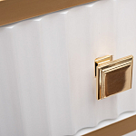 Консоль с ящиком белая с золотом Textured White Console with Gold варинант исполнения - 4 | Loft Concept в Нижнем Новгороде