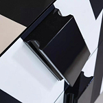 Дизайнерский комод в чёрно-белую полоску Ziqqurat варинант исполнения - 1 | Loft Concept в Нижнем Новгороде