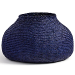 Корзина синяя Elewisa Wicker Basket варинант исполнения - 2 | Loft Concept в Нижнем Новгороде