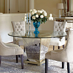 Стол обеденный круглый на зеркальном основании Spectacular Table варинант исполнения - 2 | Loft Concept в Нижнем Новгороде