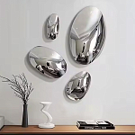 Абстрактная скульптура на стену в виде капли воды Water Outline варинант исполнения - 7 | Loft Concept в Нижнем Новгороде