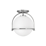 Потолочный светильник с плафоном в форме белого матового шара Hinkley варинант исполнения - 7 | Loft Concept в Нижнем Новгороде