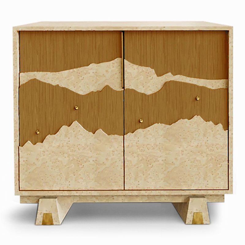 Буфет Okinawa Ginger Бежевый Горчичный Золотой в Нижнем Новгороде | Loft Concept 