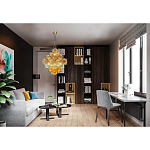 Люстра с каскадом из разноцветных круглых подвесов Key Lustar варинант исполнения - 1 | Loft Concept в Нижнем Новгороде