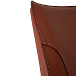 Стул коричневый из искуственной кожи на 4-х ножках Enigma Brown варинант исполнения - 4 | Loft Concept в Нижнем Новгороде