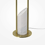 Напольный торшер светодионый золотой Lumen Duo варинант исполнения - 4 | Loft Concept в Нижнем Новгороде