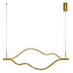 Подвесной светильник волнообразный изогнутый цвета латунь 3000К Spiral Lighting варинант исполнения - 3 | Loft Concept в Нижнем Новгороде