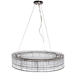Подвесная люстра в форме круга Light Source Antique Nickel варинант исполнения - 1 | Loft Concept в Нижнем Новгороде