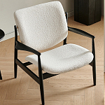 Кресло с каркасом и ножками из древесины и мягкими сиденьем и спинкой Venice варинант исполнения - 5 | Loft Concept в Нижнем Новгороде