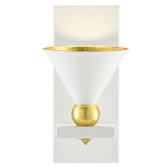 Бра с бело-золотыми плафоном в форме конуса Light Source варинант исполнения - 2 | Loft Concept в Нижнем Новгороде