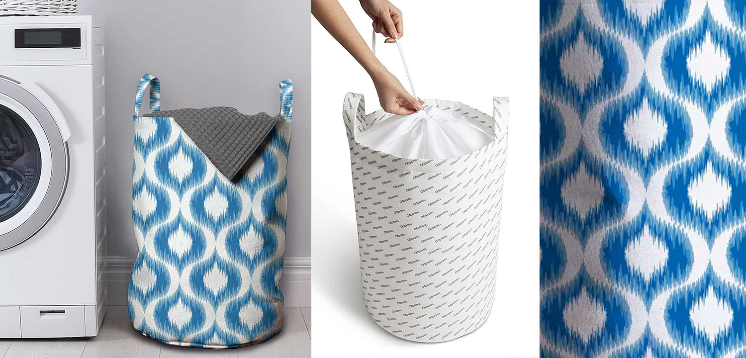 Корзина Blue Ornament Basket Корзина Blue Ornament Basket - Loft-Concept в Нижнем Новгороде