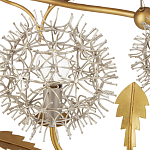 Люстра круглая с декором в виде цветков одуванчика Hanging Dandelion варинант исполнения - 1 | Loft Concept в Нижнем Новгороде