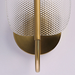 Бра с изогнутым рельефным плафоном Textured Glass варинант исполнения - 5 | Loft Concept в Нижнем Новгороде