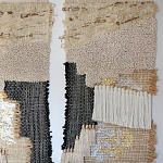 Триптих Геометрический гобелен бежевый Figurative Beige Wall Hangings варинант исполнения - 2 | Loft Concept в Нижнем Новгороде