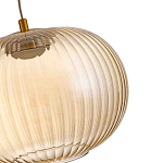 Подвесной светильник с янтарным рифленым стеклянным плафоном Ferm Living варинант исполнения - 6 | Loft Concept в Нижнем Новгороде