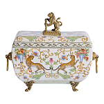 Шкатулка с фигуркой льва на крышке Eden Garden варинант исполнения - 3 | Loft Concept в Нижнем Новгороде