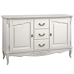 Буфет белый из массива бука с 3-мя ящиками и 2-мя дверцами White Provence варинант исполнения - 1 | Loft Concept в Нижнем Новгороде