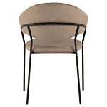 Коричневый стул с обивкой из искусственной замши Alexis варинант исполнения - 4 | Loft Concept в Нижнем Новгороде