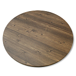 Стол журнальный c коричневой круглой столешницей на трех металлических ножках Charm Coffee Table варинант исполнения - 3 | Loft Concept в Нижнем Новгороде