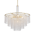 Люстра многоярусная с каскадами кристаллов Crystal Rains варинант исполнения - 1 | Loft Concept в Нижнем Новгороде