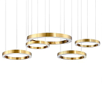 Люстра Light Ring Horizontal Латунь варинант исполнения - 1 | Loft Concept в Нижнем Новгороде
