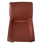 Стул коричневый из искуственной кожи на 4-х ножках Enigma Brown варинант исполнения - 3 | Loft Concept в Нижнем Новгороде