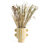 Ваза из фаянса Brighter than the Stars жёлтая полоска варинант исполнения - 3 | Loft Concept в Нижнем Новгороде